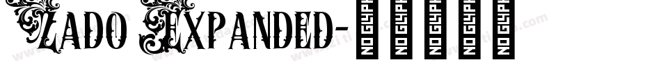 Zado Expanded字体转换